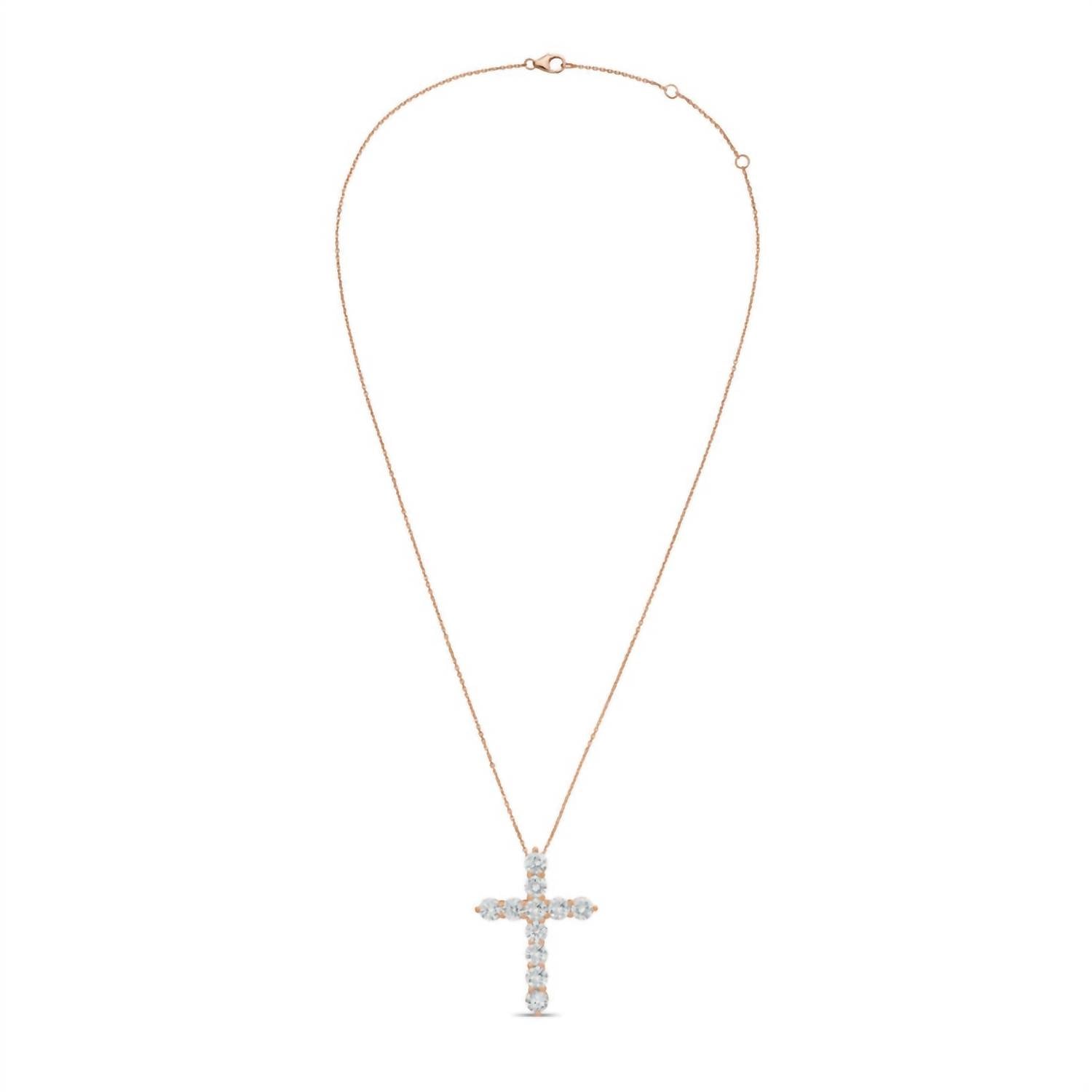 Diana M Jewels - Women's Round Lab-Grown Diamond Pendant Necklace (3.00 Ct) - Signature