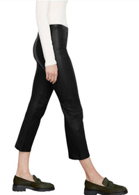 Vince - Crop Flare Leather Pants