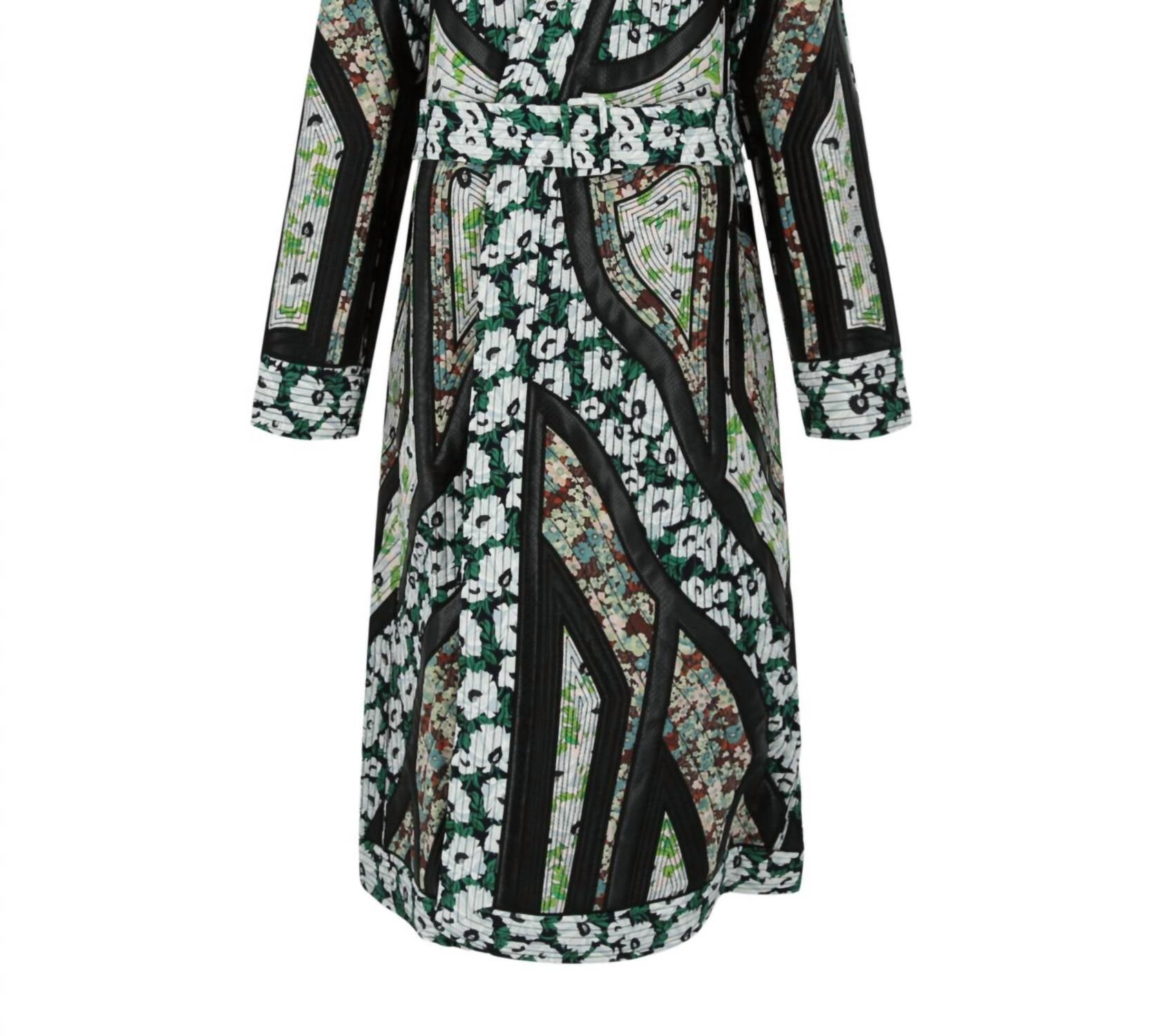 Stella Mccartney - Women's Striped Print Belted Coat