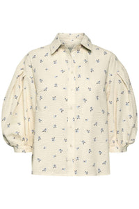 Part Two - Ninea Textured Tie Neck Blouse