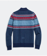 Vineyard Vines - Boys' Fishing Fair Isle Quarter-zip Pullover