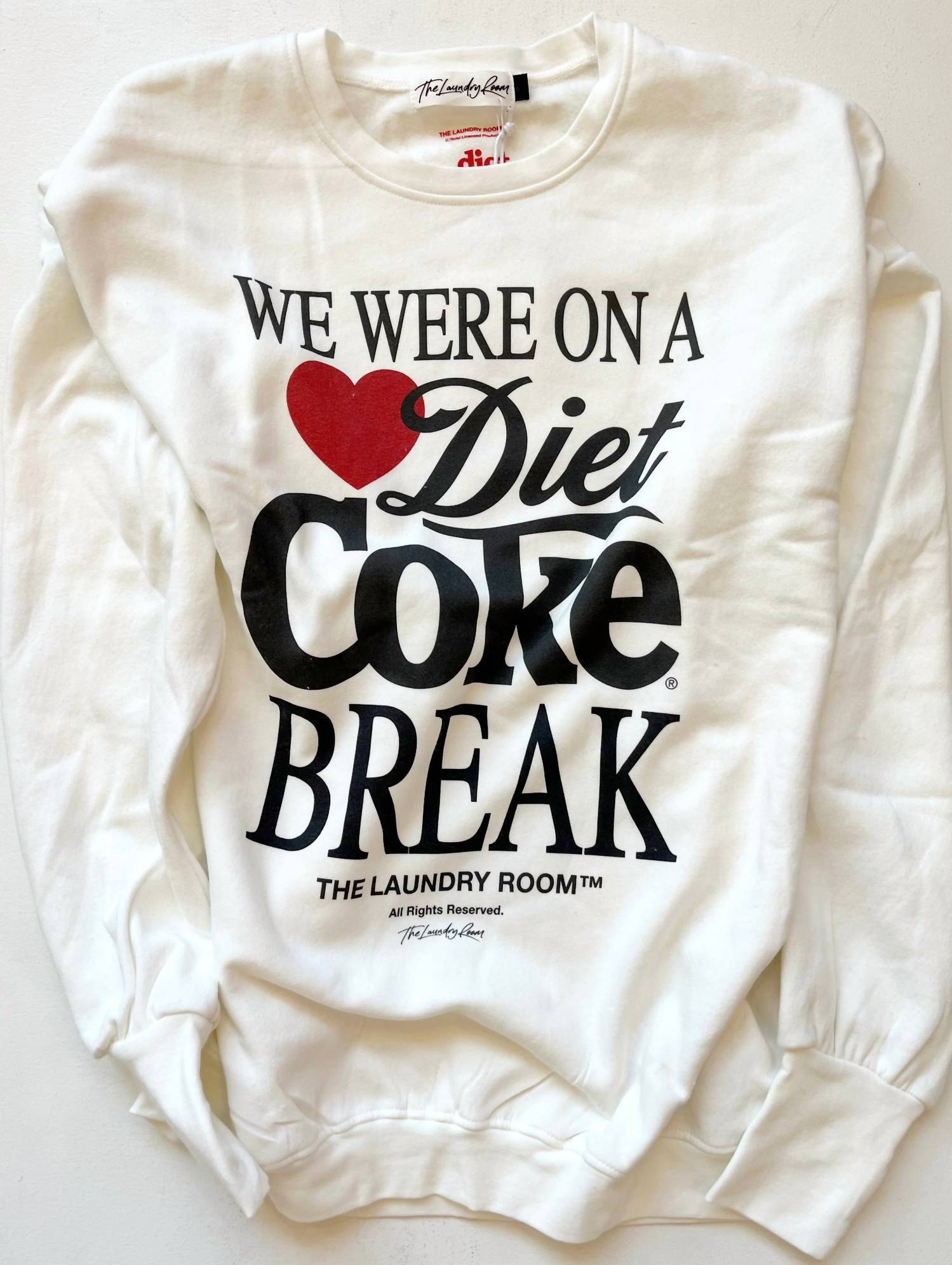 The Laundry Room - We Were On A Diet Coke Break Jumper Sweatshirt