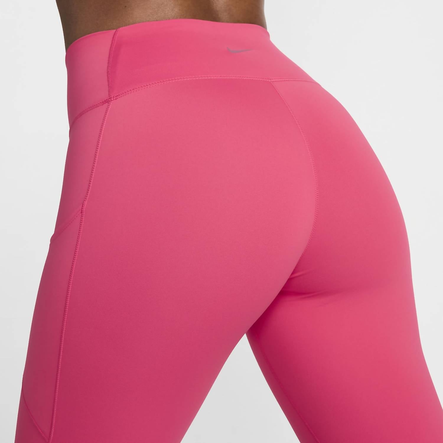 NIKE Women's High-waisted 7/8 Leggings With Pockets in astr pink - women's pants - view 5