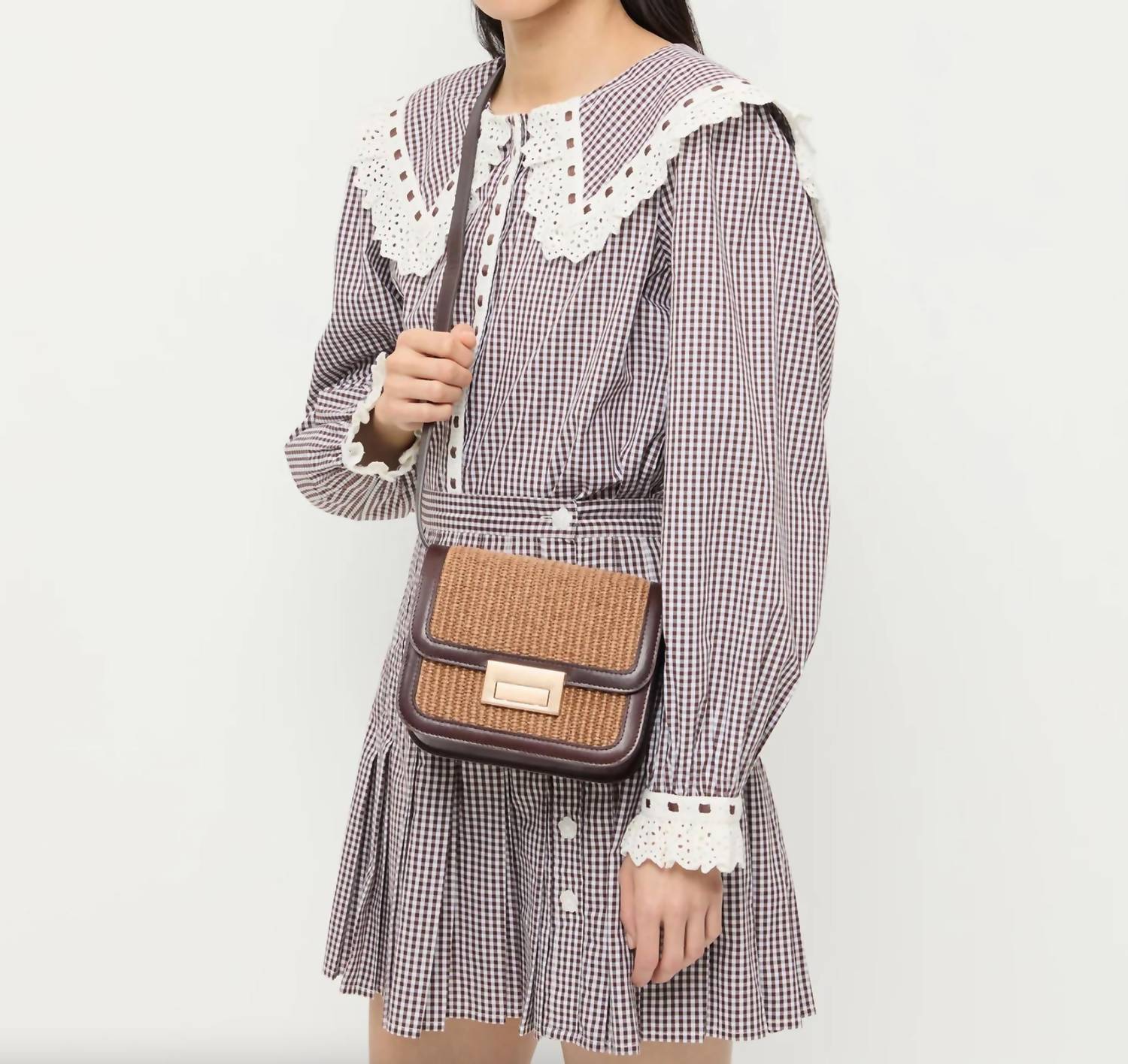 Loeffler Randall - Desi Crossbody With Lock Hardware
