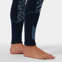 Helly Hansen LIFA Merino Midweight Graphic Pant in navy nordic rose - women's pants - view 5