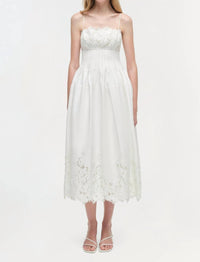Jonathan Simkhai - Lilianna Cotton Lace Midi Dress