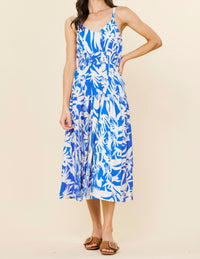 Skies Are Blue - Alma Floral Maxi Dress