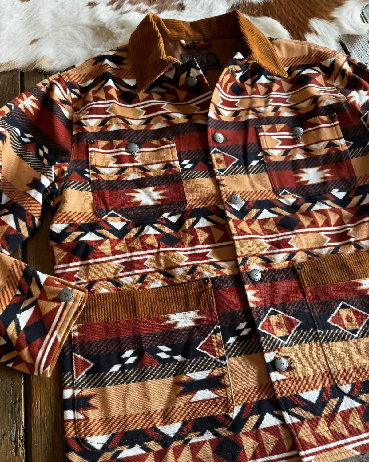 Madison Creek Outfitters - Rio Corduroy Collared Barn Coat