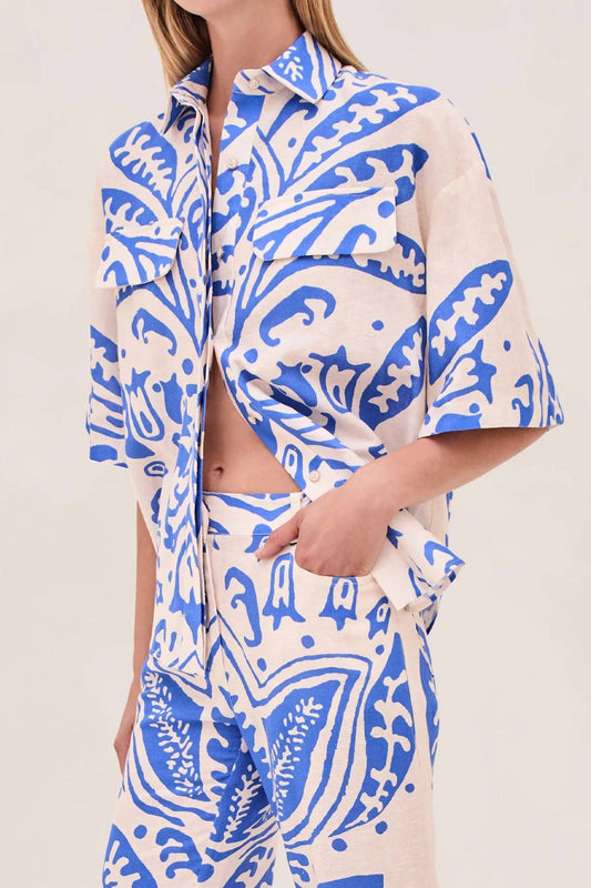 Alexis - Farad Linen Top