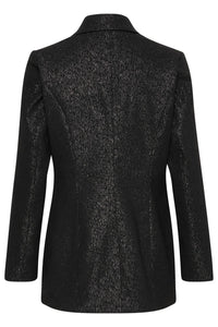 Soaked In Luxury - Slcahlina Single-breasted Glitter Blazer