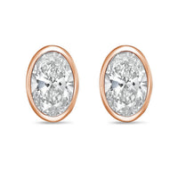 Diana M Jewels - Women's Oval Lab-grown Diamond Stud Earrings (5.00 Tcw) - Statement