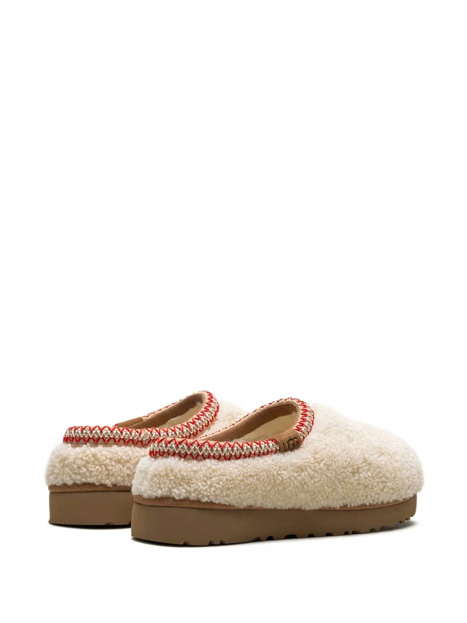 UGG Women's Tasman Maxi Curly Slipper in natural - women's shoe - alternate view