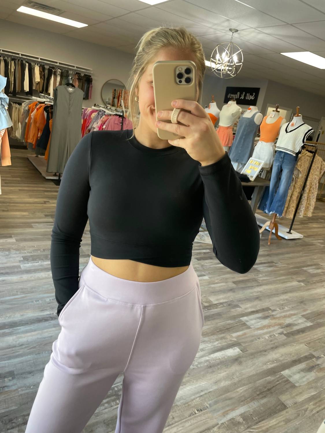 Mono B - Crossover Active Long Sleeve Top