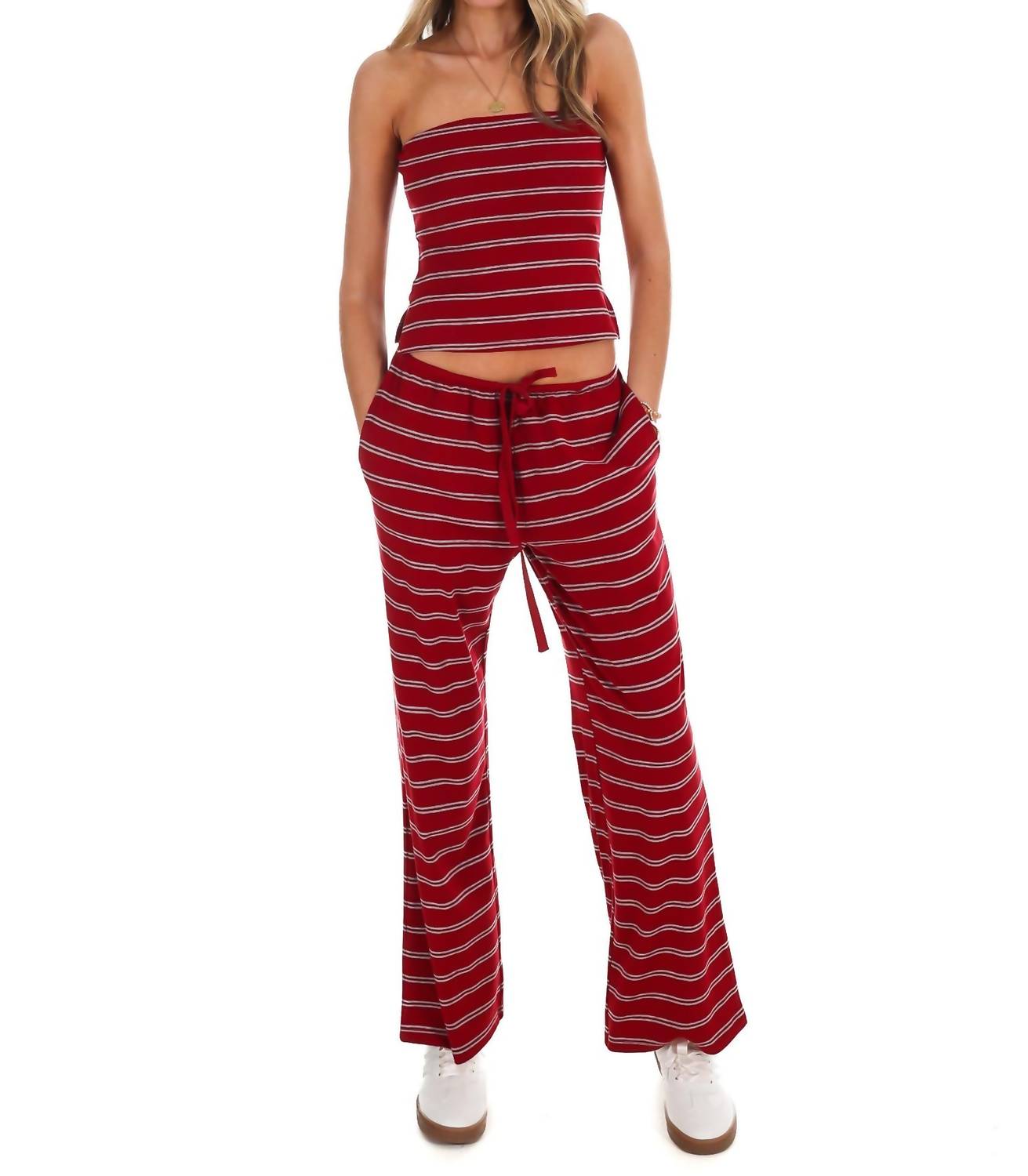 Le Lis - Along The Lines Stripe Two Piece Set