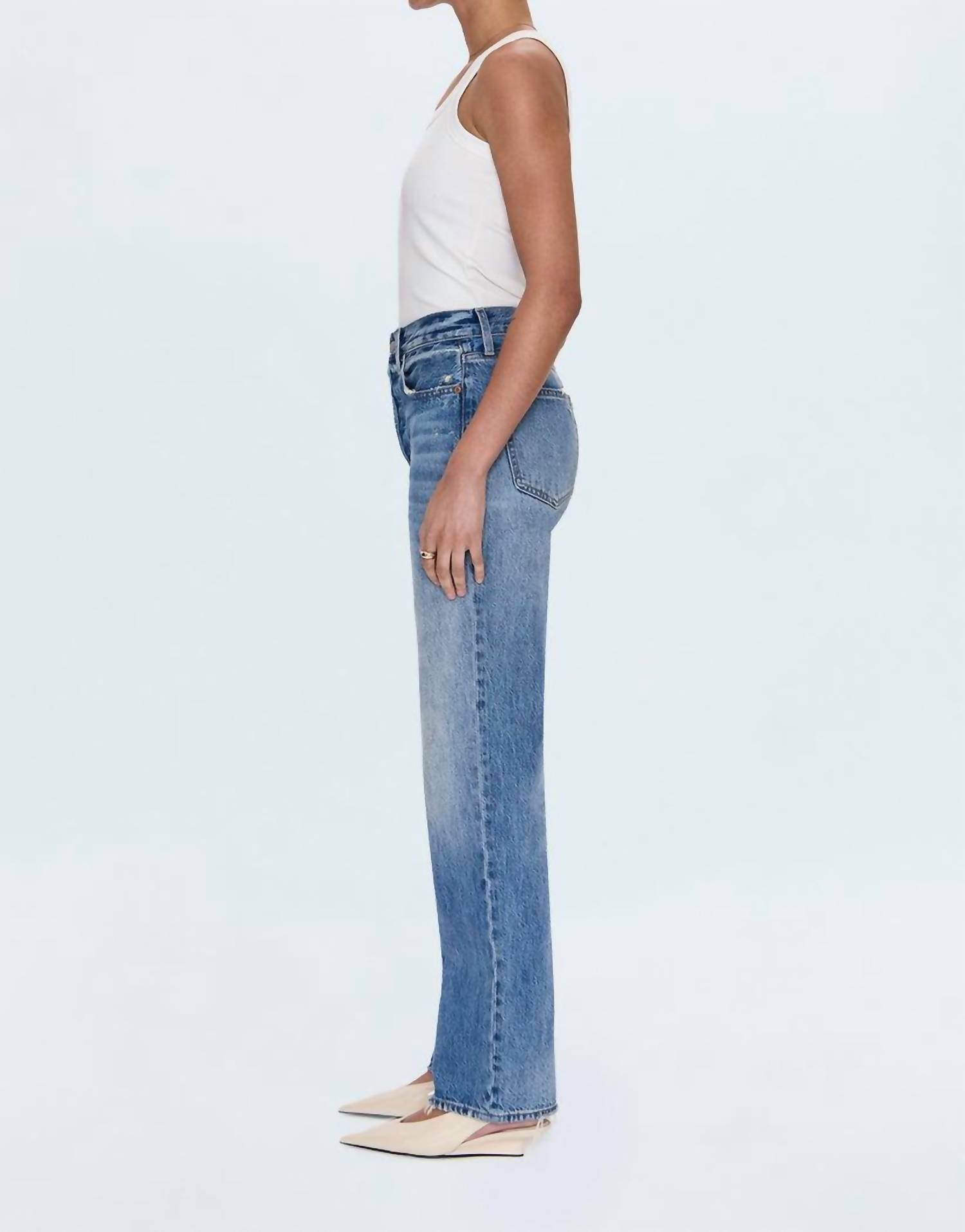 Pistola - Cassie Super High Rise Straight Leg Jeans
