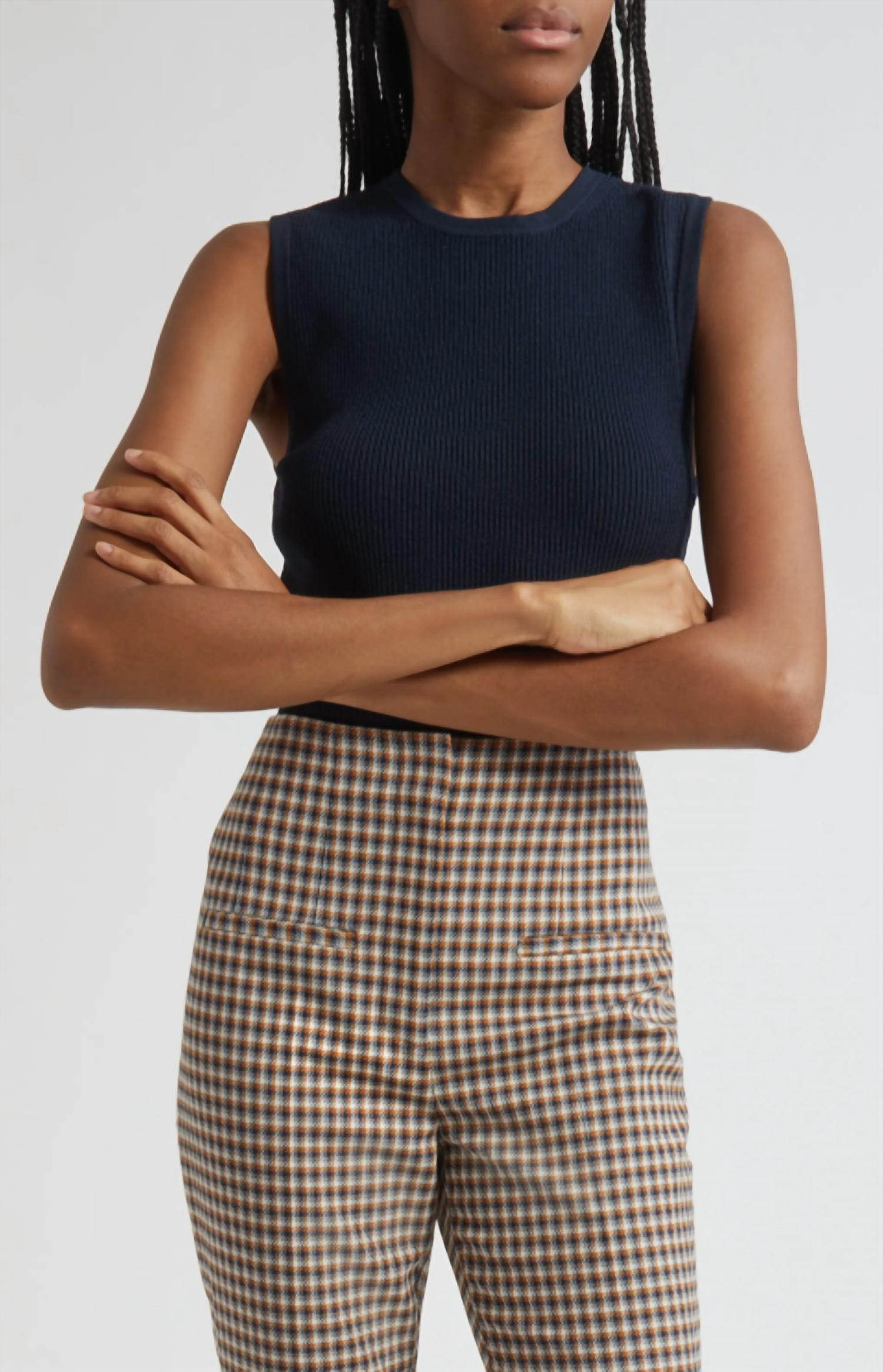 Veronica Beard - Crewneck Sid Sleeveless Pullover