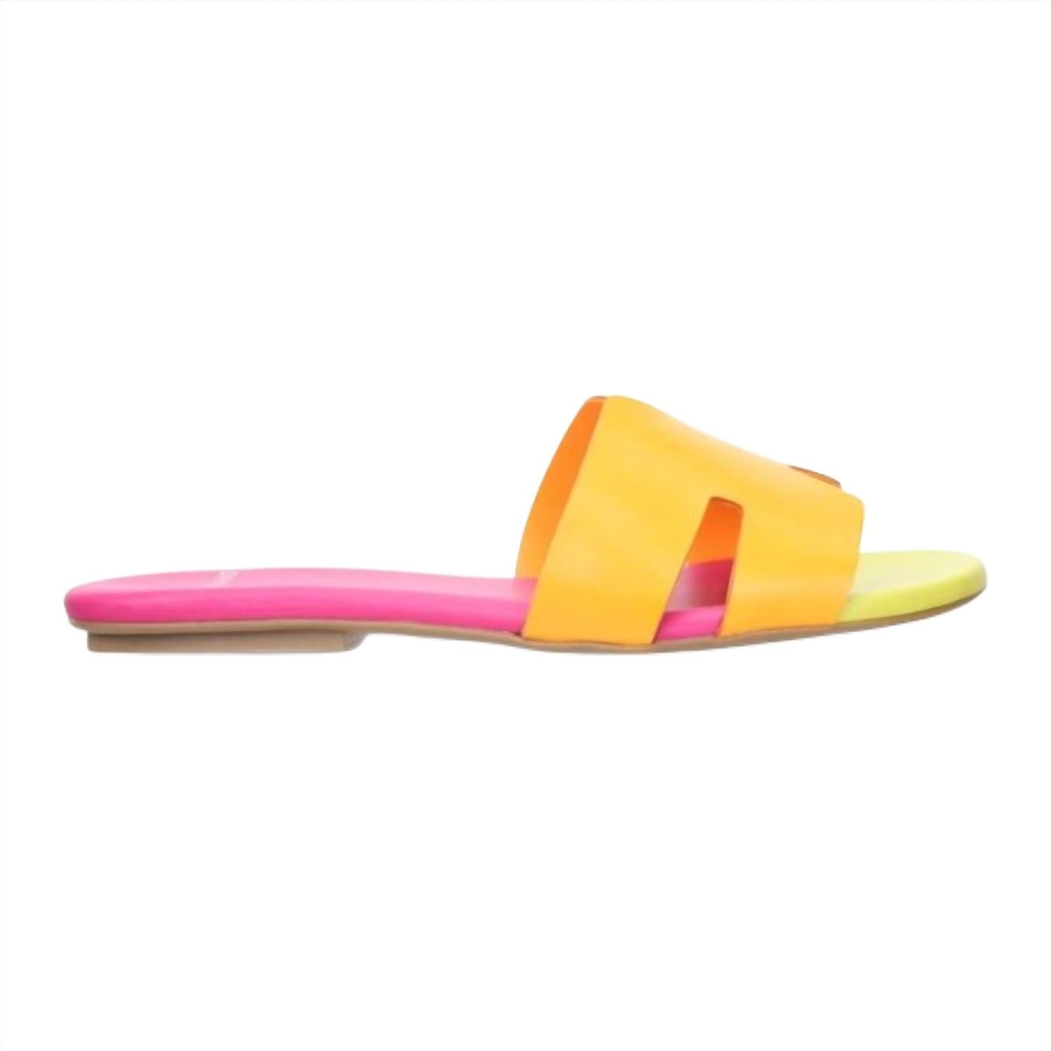 Carrano - Women's Nayeli Leather Slide Sandal