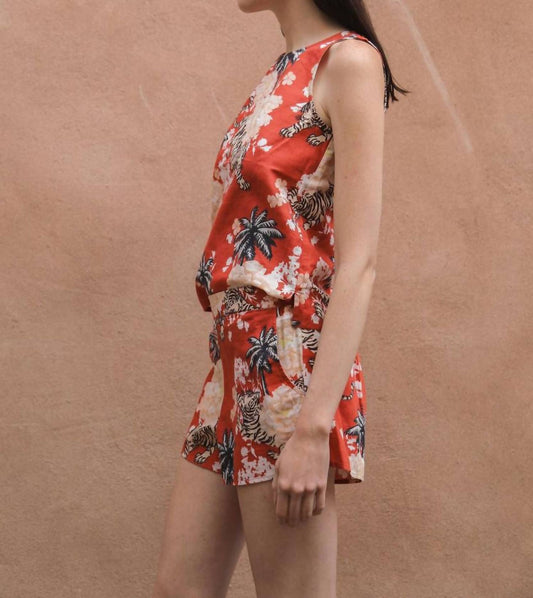 Las Sureñas - Romantic Tiger Tank Top