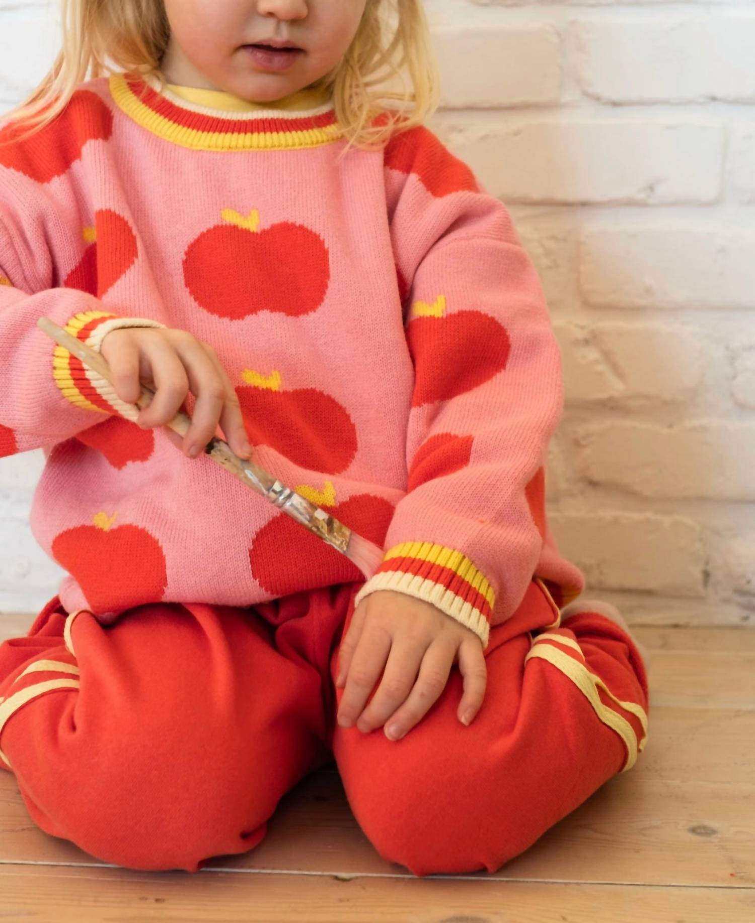 Pigeon Said Please - Girl's Patterned Cotton Pullover