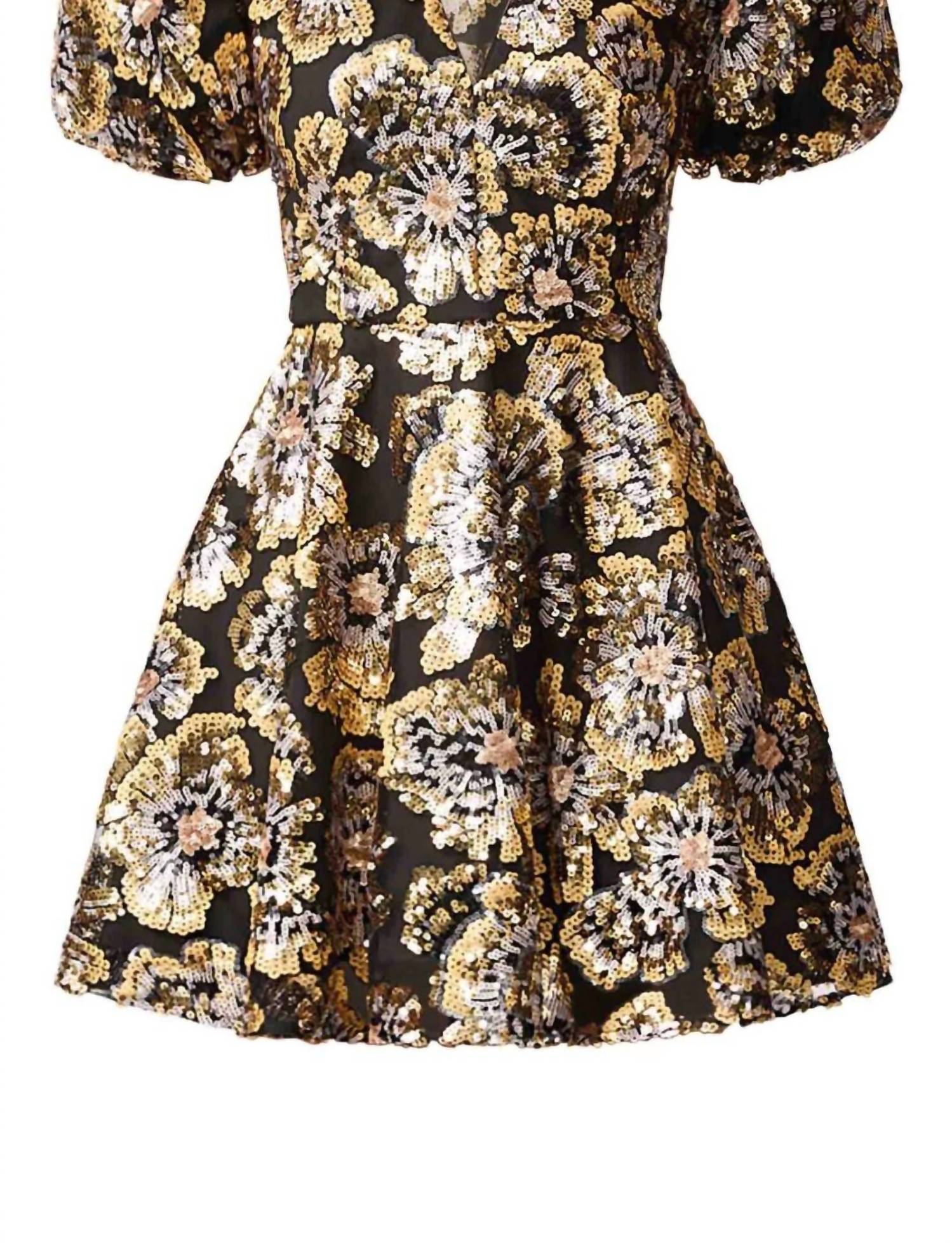 Elliatt - Celeste Puff Sleeve Mini Dress