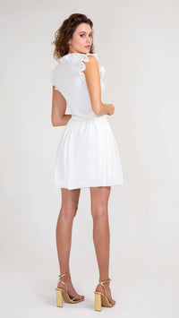 Lavender Brown - Liliana Ruffled Wrap Dress