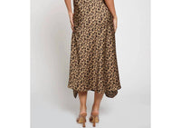 Sans Souci - Satin Front Slit Dress