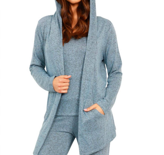 Open Hoodie Duster