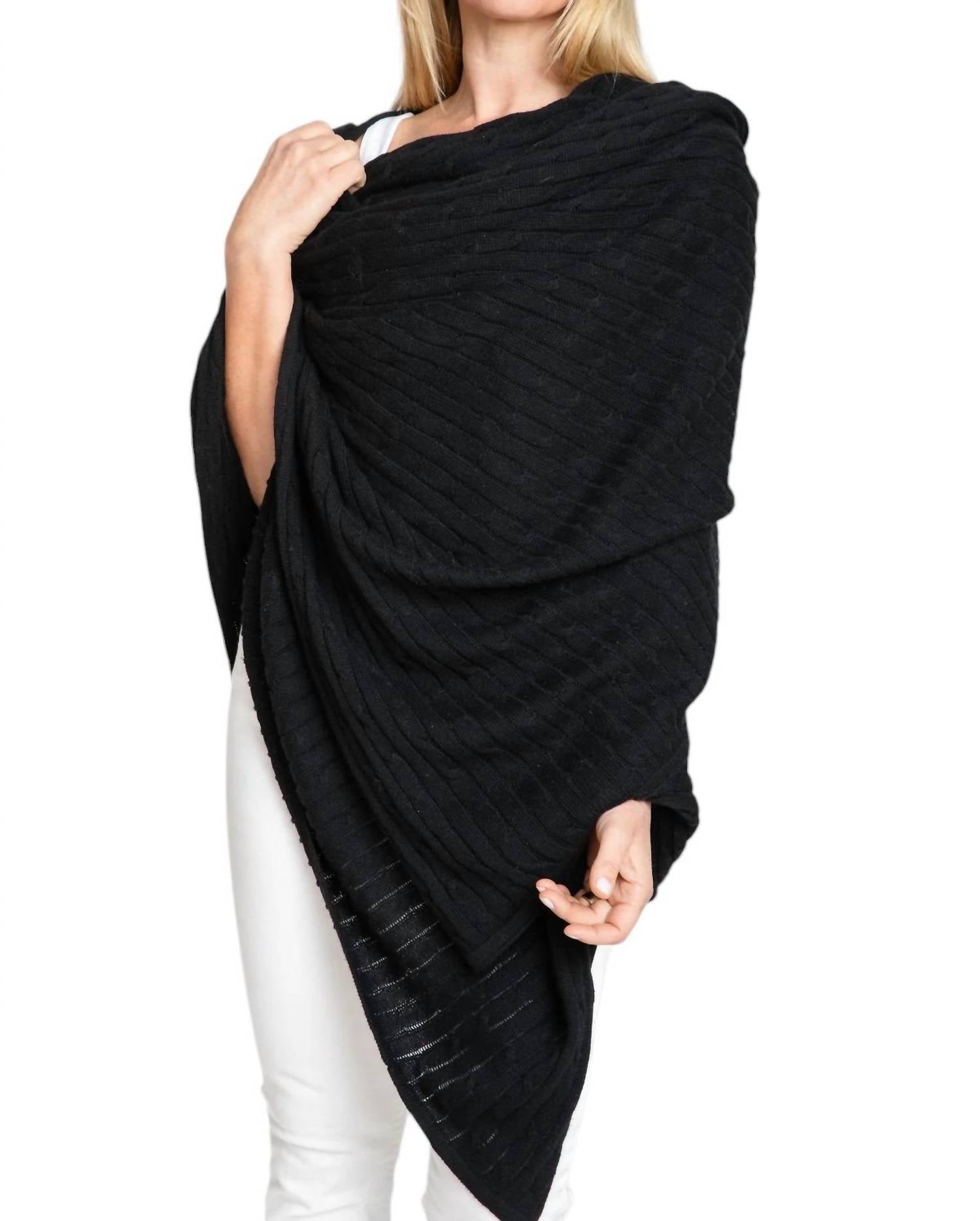 Burgess Sweaters - Cable Knit Wrap