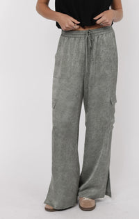 Sage The Label - Women's Forever Yours Satin Cargo Pants