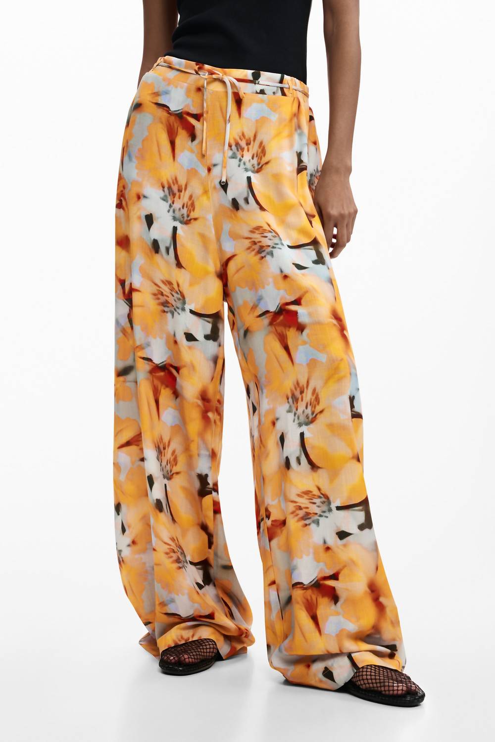 Desigual - Flowy Floral Trousers