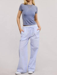 Mimosa Boxer Style Pajama Pant in blue - women's pants