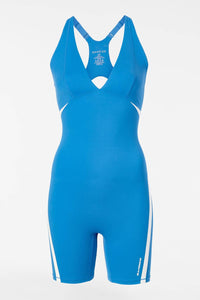 Bandier - V-neck Plunge Contrast Short Catsuit