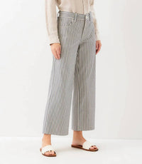 Karen Kane - Stripe Cropped Jeans