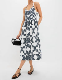 Sea - Ana Patchwork Print Tank Dress