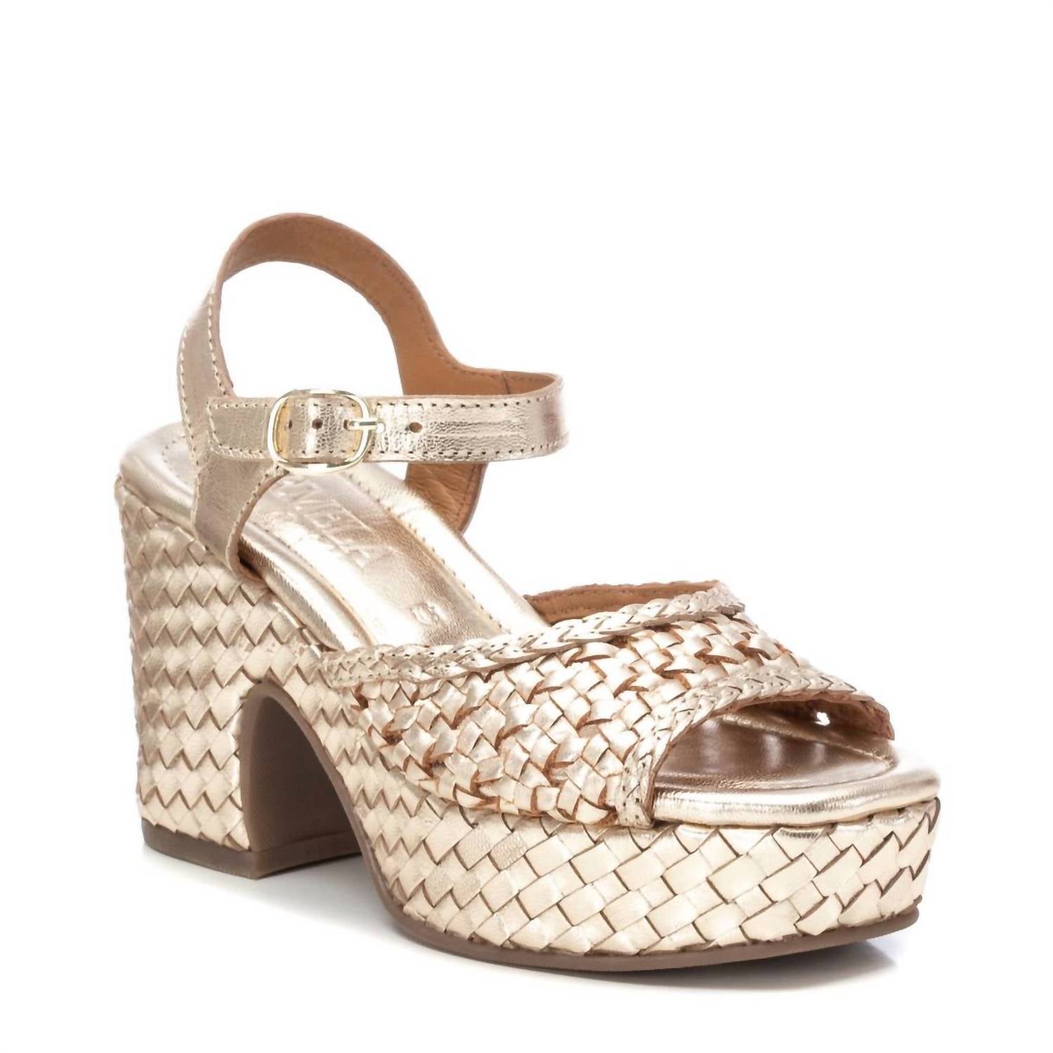 Xti - Carmela Leather Heel Sandals