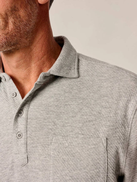 Johnnie-O - Alwin Ripple Knit Polo Sweater
