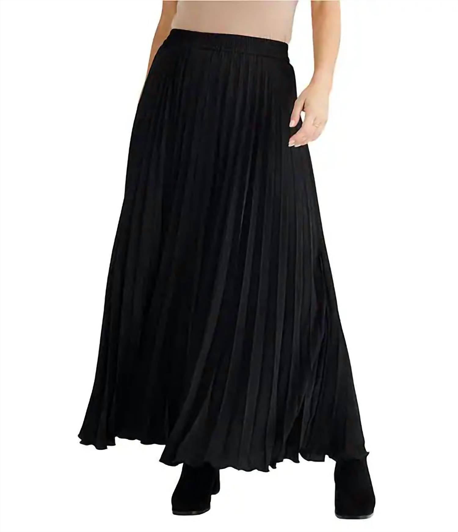 Brave + True - Alias Pleated Maxi Skirt