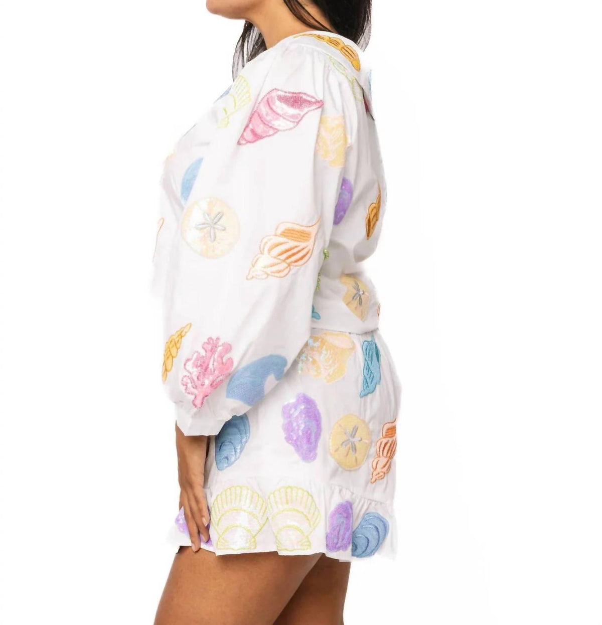 Queen Of Sparkles - Women's Sequins Shell Shorts