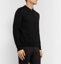 Orlebar Brown - Moonraker Knitted Half Zip Sweater