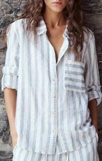 Melissa Nepton - Lacy Button Up Front Shirt