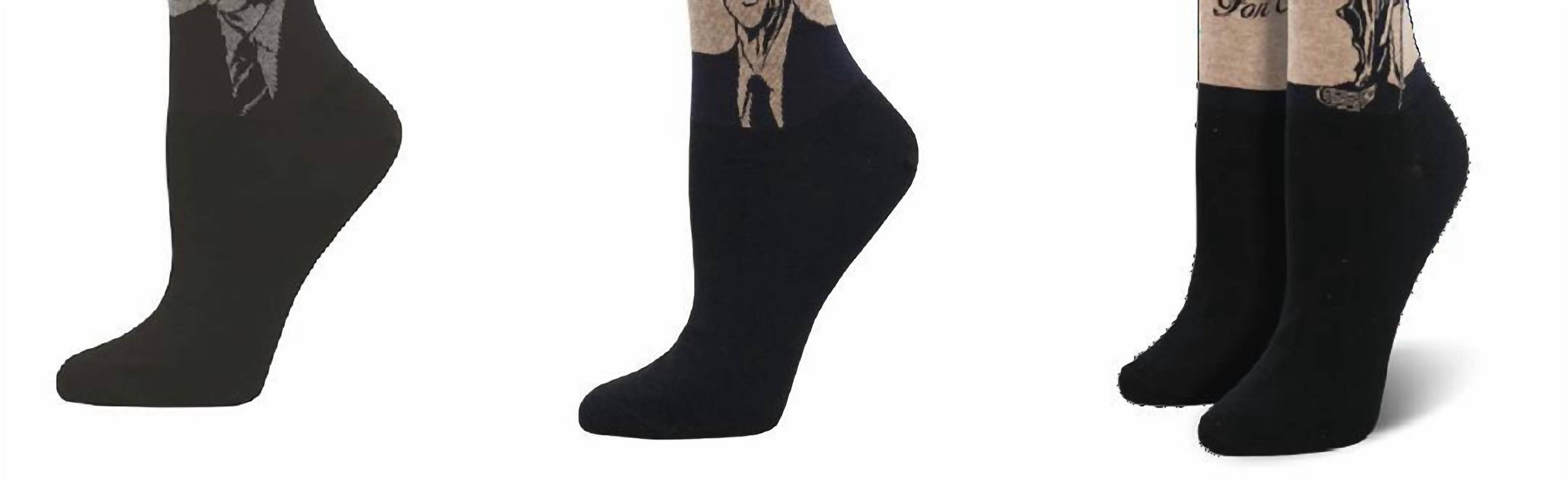 SOCKSMITH Women's Clinton & Reagan & Lady Justice Socks - Set Of 3 Pair in multi - women's accessory