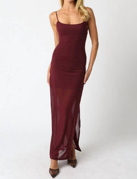 Olivaceous - Noelle Mesh Dress