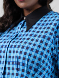 De Loreta - Check Prep Midi Dress - Plus