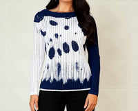 Angel Apparel - Spot Cowlneck Top