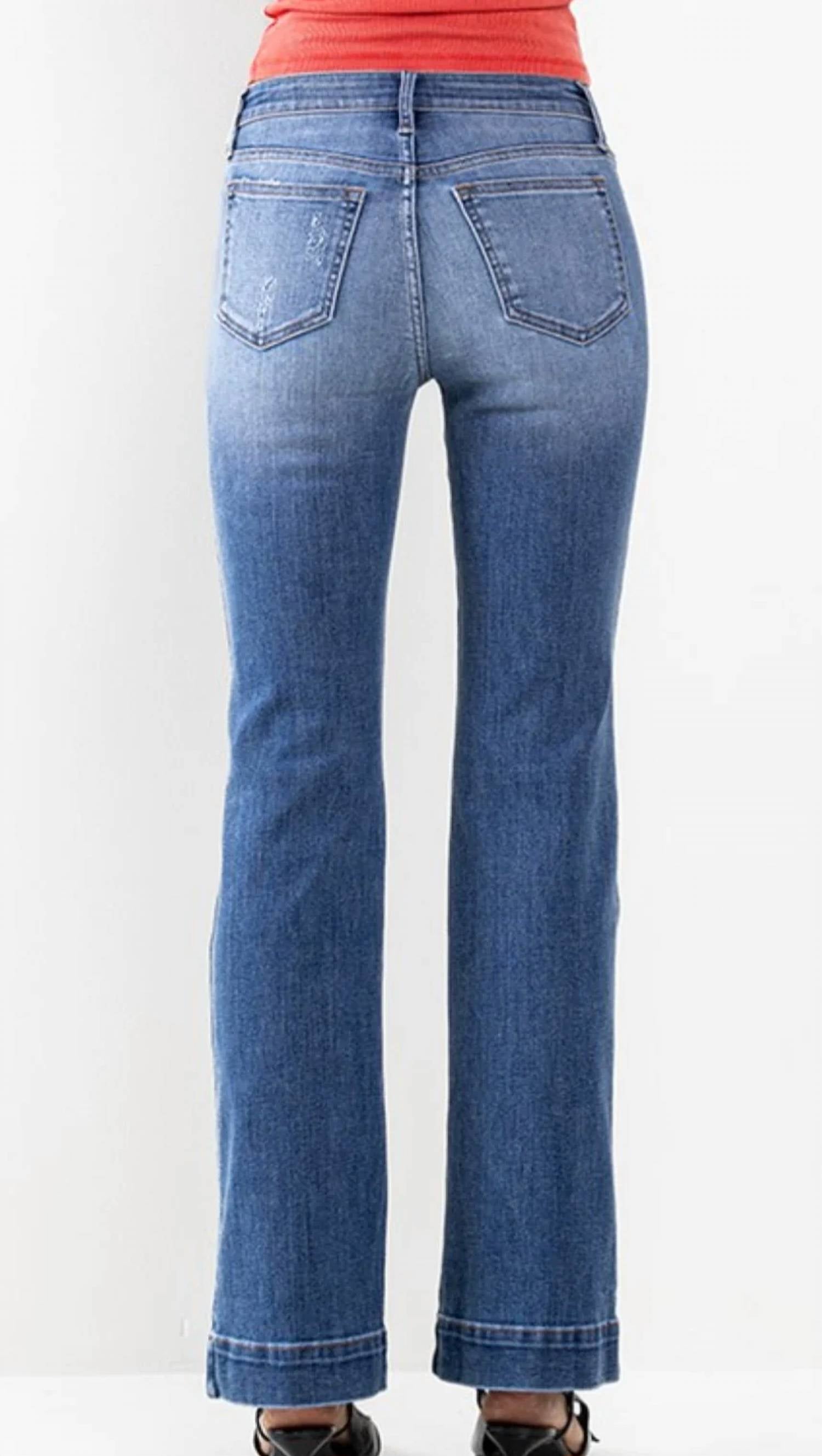 Sneak Peek - Midrise Slim Bootcut Jeans