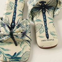 Free People - Women's Tia Ruched Printed Sandals