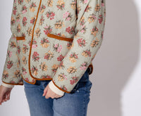 THML Floral Quilted Jacket in multi color - women's jacket - view 8