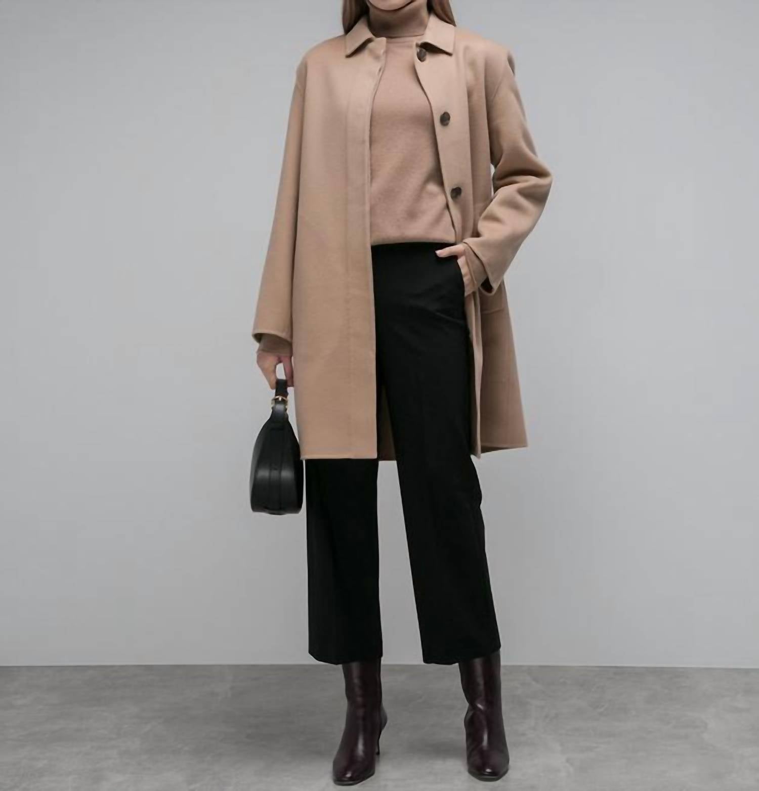 Theory - High‑rise Cropped Straight‑leg Trousers
