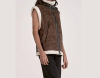 Elan - Juneau Plush Faux Shearling Vest