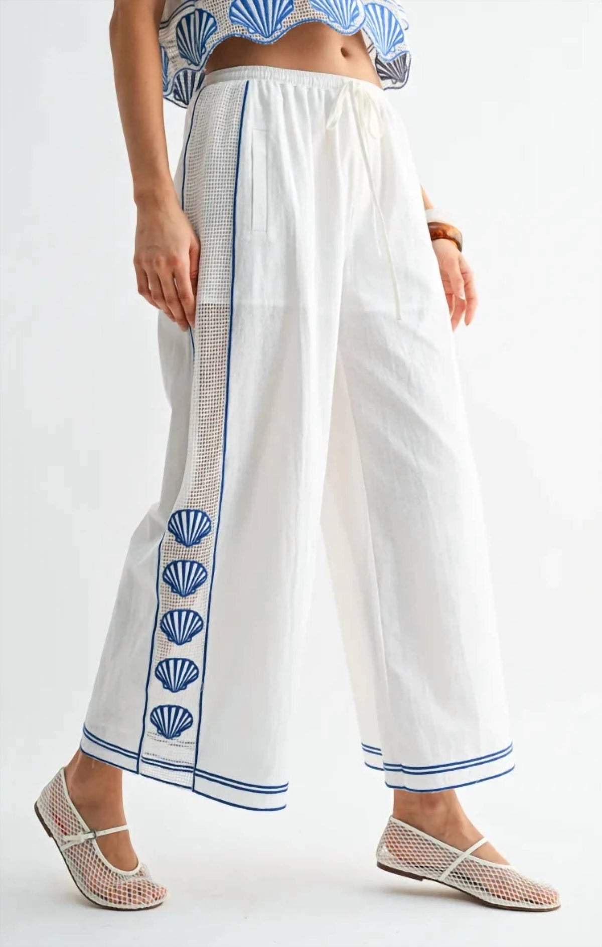 Mint Exclusives - Naia Cotton Embroidered Pant